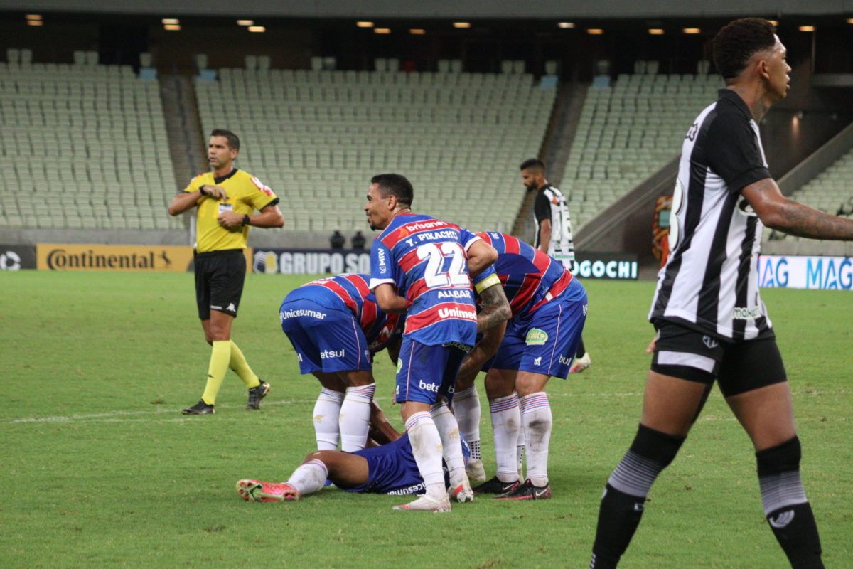 O Fortaleza venceu o Ceará (Foto: Leonardo Moreira/ Fortaleza EC/ Divulgação)