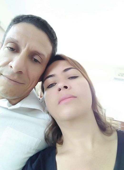 Flávio e a mulher, Eusivania Marcelino de Souza (Foto: Reprodução/ Redes sociais)