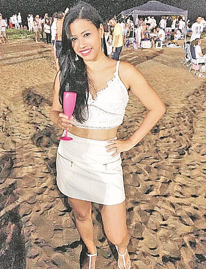 Joelma antes da cirurgia (Foto: Acervo pessoal )