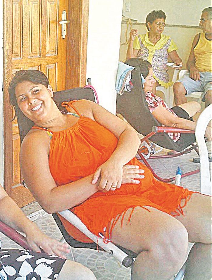 Juliana antes da cirurgia (Foto: Acervo pessoal)