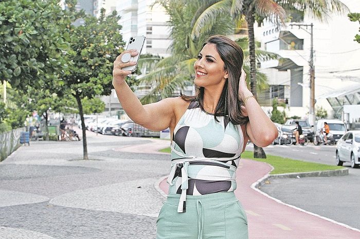 Juliana Brasil mudou o visual (Foto: Kadidja Fernandes/AT)