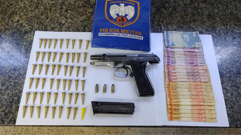 Mais de R$ 50 mil em drogas são apreendidos em Guarapari (Foto: ´Divulgação/ Polícia Militar)
