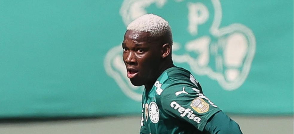 Patrick de Paula na partida entre Palmeiras x América-MG (Foto: Cesar Greco/ Palmeiras/ Divulgação)