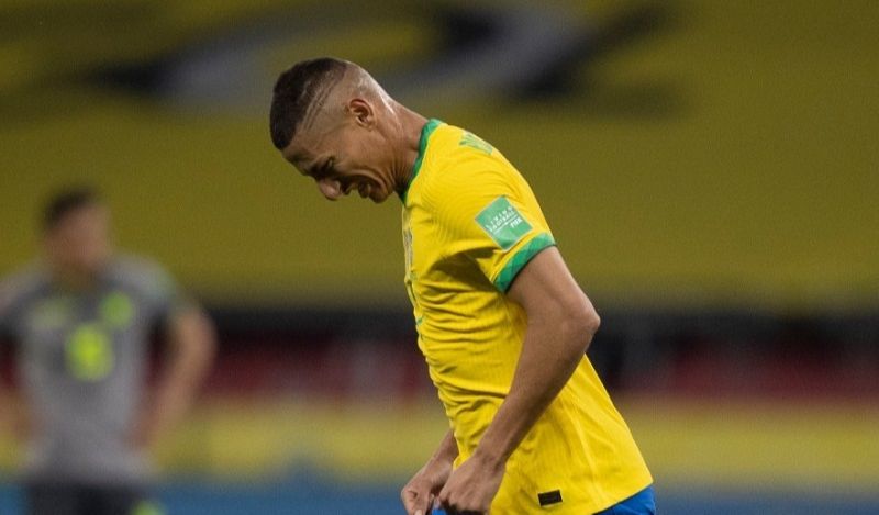 Richarlison marcou um gol na vitória de 2 X 0 contra o Equador. (Foto: Reprodução Twitter CBF/ @lucasfigfoto)