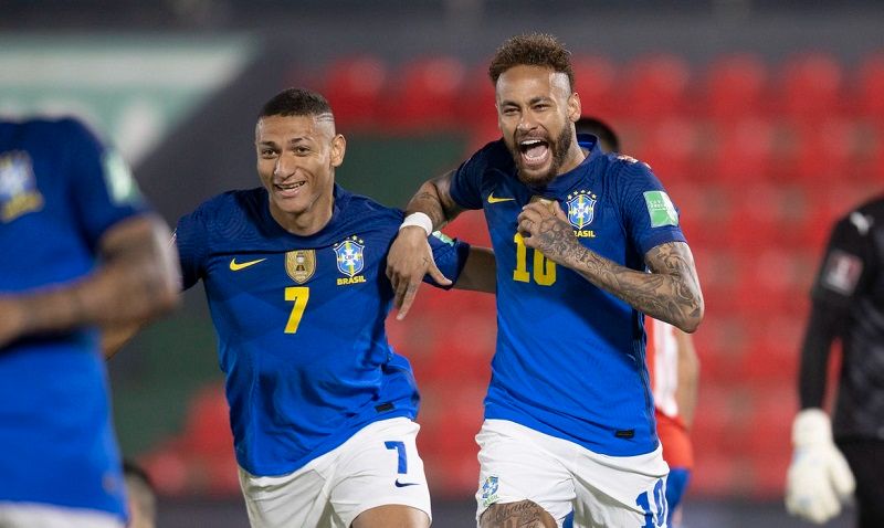Neymar pela Seleção (Foto: Lucas Figueiredo/CBF)