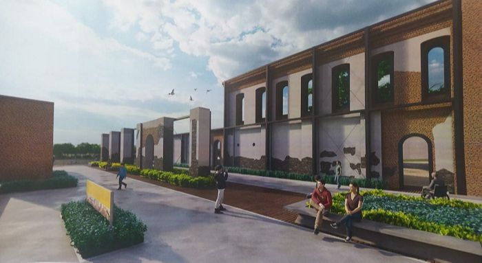 Projeção do resultado da restauração (Foto: Divulgação Prefeitura de Marataízes)