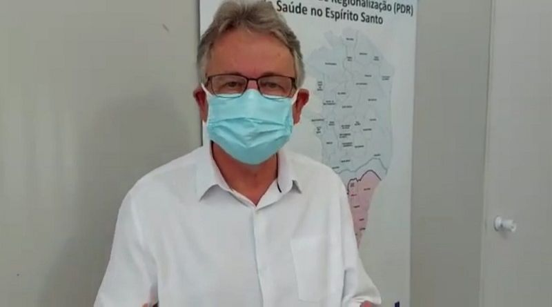 O subsecretário da Saúde Luiz Carlos Reblin (Foto: Divulgação/Sesa)
