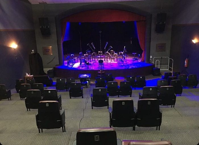 Teatro do Sesi, em Vitória: espaço modificado para receber público menor (Foto: Sesi/ Divulgação)