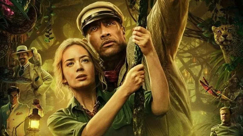 "Jungle Cruise”, aventura estrelada por Dwayne “The Rock” Johnson e Emily Blunt, estreia quinta-feira (29) nos cinemas.