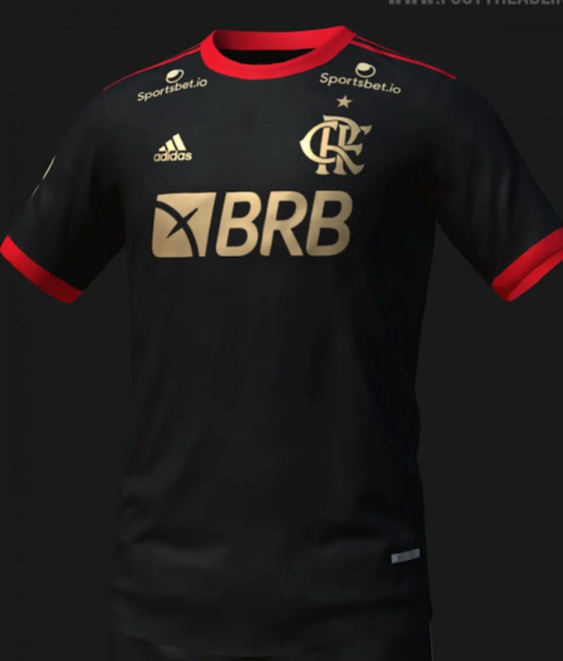 Imagem ilustrativa da imagem Site divulga novo terceiro uniforme do Flamengo. Veja imagens