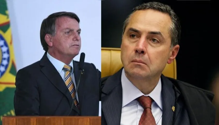 Jair Bolsonaro e Luis Roberto Barroso