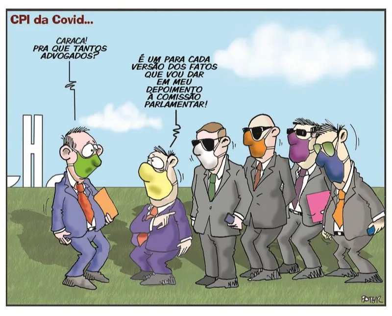 Imagem ilustrativa da imagem Charge do Dia: CPI da Covid...