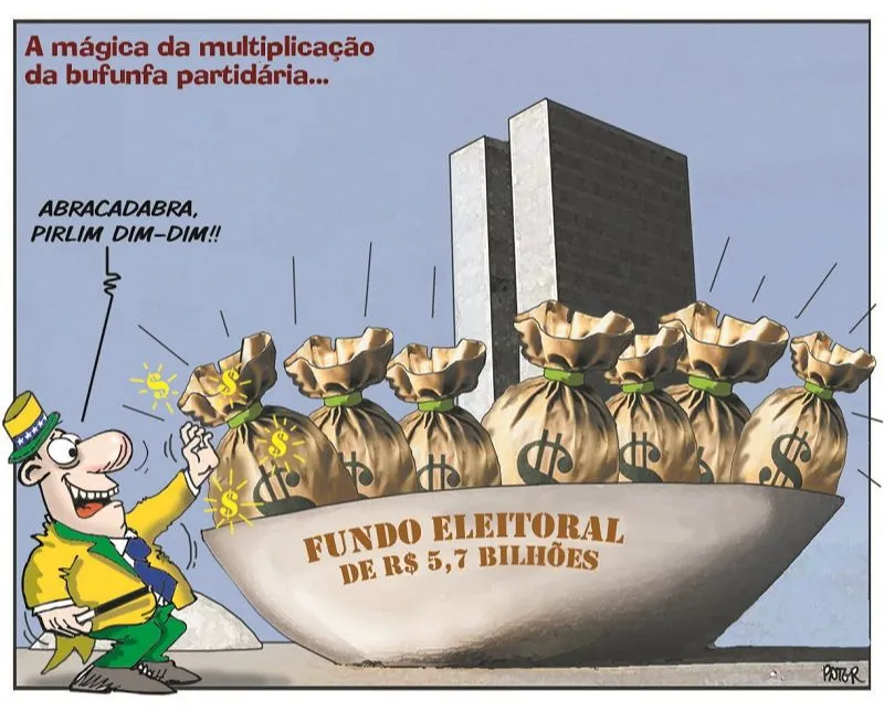 Imagem ilustrativa da imagem Charge do Dia: A mágica da multiplicação