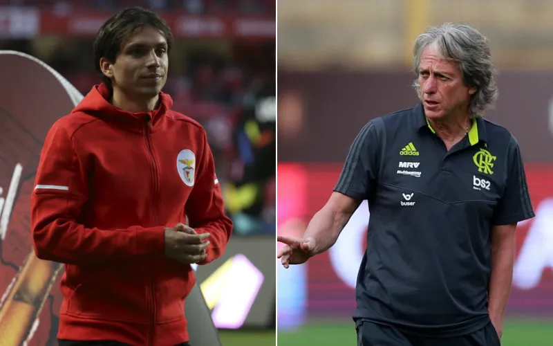 Imagem ilustrativa da imagem Jogador é afastado após xingar Jorge Jesus e áudio vazar