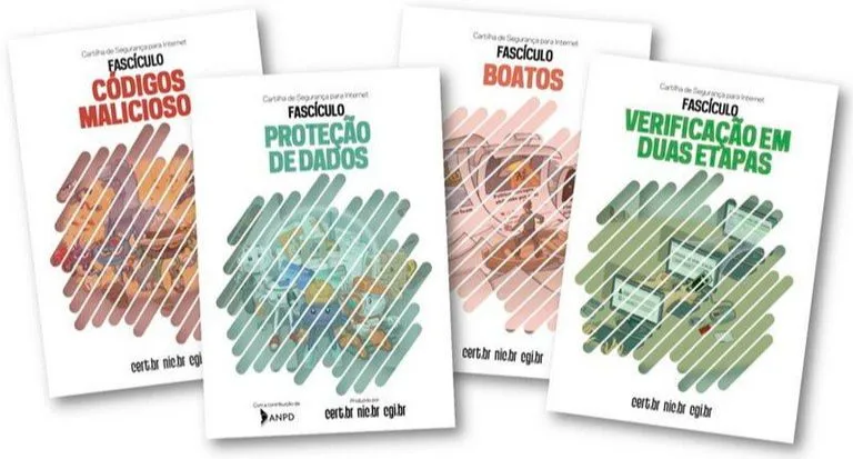 Imagem ilustrativa da imagem CERT.br e ANPD publicam dois novos Fascículos da Cartilha de Segurança para a Internet