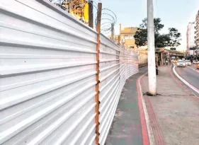 Imagem ilustrativa da imagem Menos espaço devido a obras