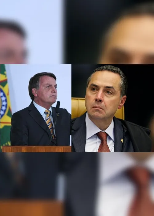 Imagem ilustrativa da imagem Bolsonaro diz que não aceitará 'intimidações' e que sua 'luta' é contra Barroso
