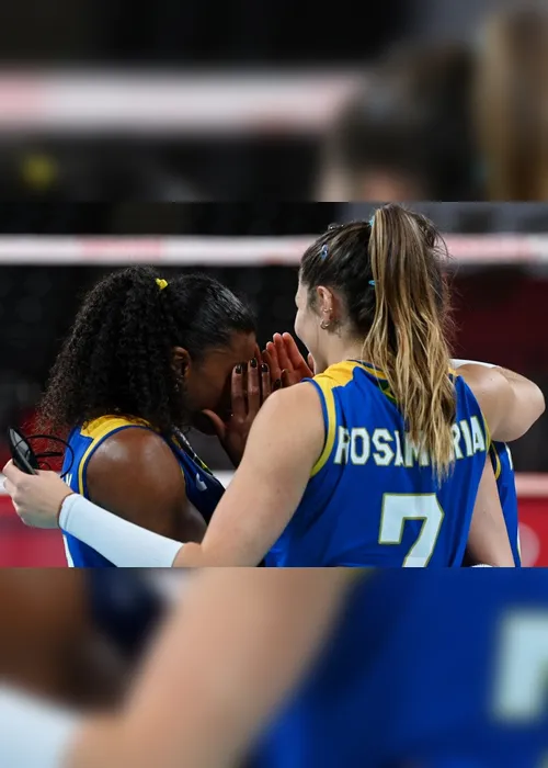 Imagem ilustrativa da imagem Brasil bate a Sérvia e mantém invencibilidade no vôlei feminino