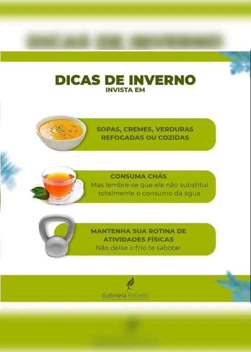 
          Imagem ilustrativa da imagem Dicas de inverno
          