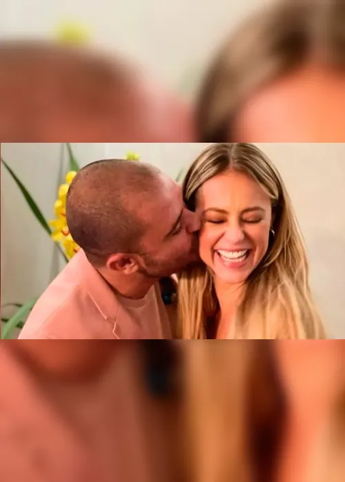 Imagem ilustrativa da imagem Paolla Oliveira beija Diogo Nogueira no palco e leva fãs ao delírio
