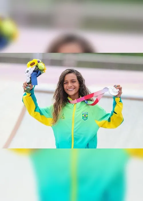 Imagem ilustrativa da imagem Em votação popular, Rayssa ganha prêmio do COI por valores olímpicos