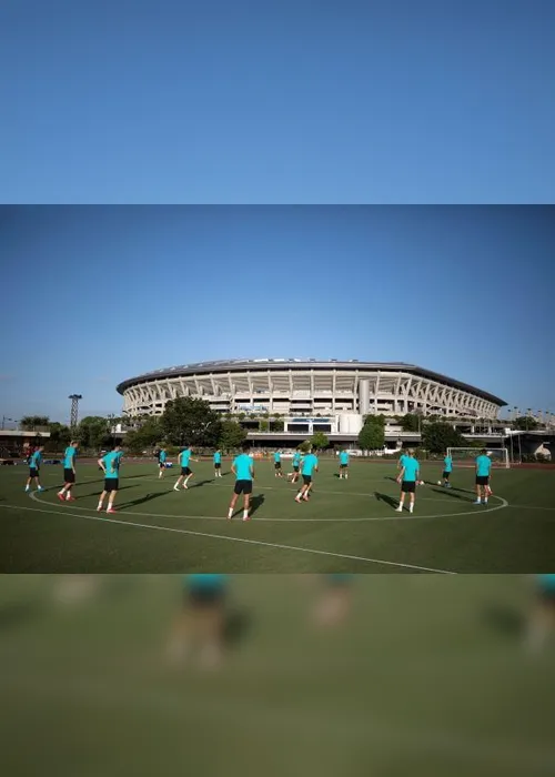 Imagem ilustrativa da imagem Brasil revive rivalidade com Alemanha na estreia do futebol masculino