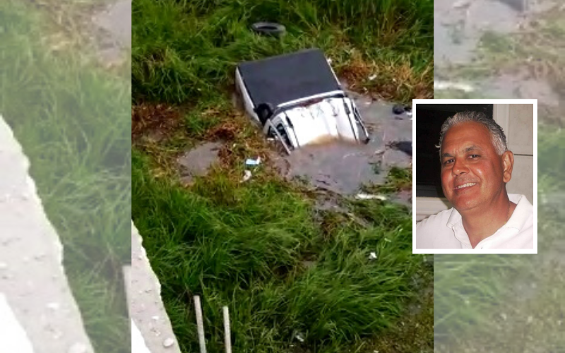 Mergulhadores resgataram o corpo do médico de dentro do carro, que estava submerso. (Foto: Reprodução de vídeo)