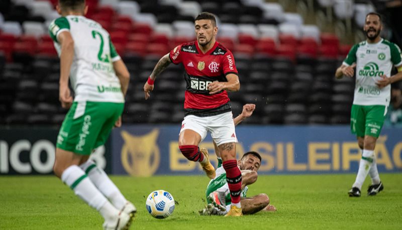 Arrascaeta pode ser convocado pela seleção uruguaia e desfalcar o Fla (Foto: Alexandre Vidal / Flamengo)
