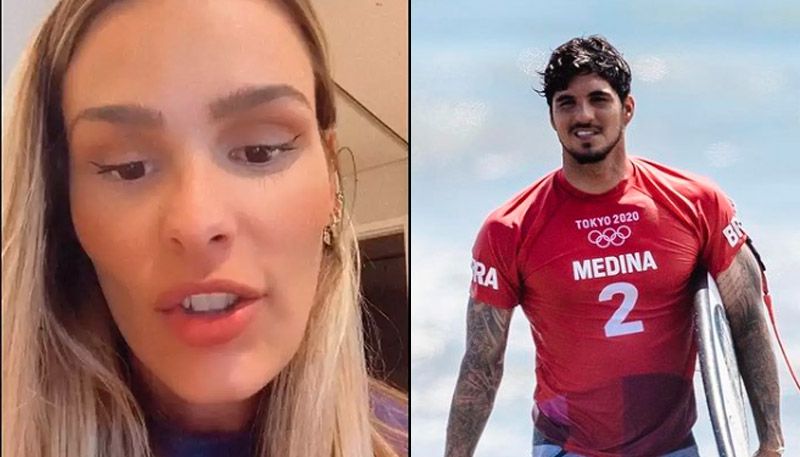 Yasmin Brunet torceu pelo namorado Gabriel Medina nas redes sociais (Foto: Reprodução / Instagram)
