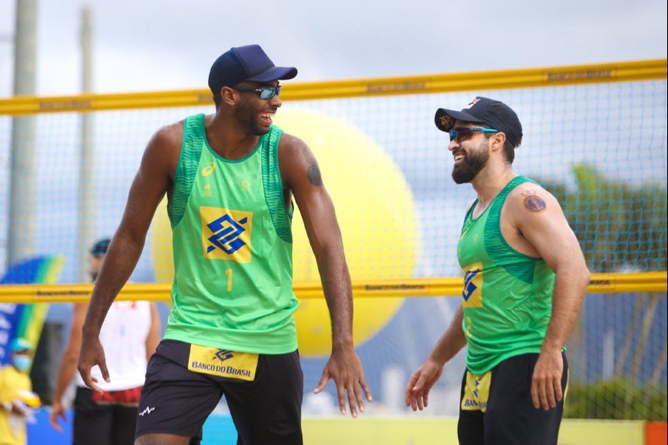 Bruno Schmidt e Evandro se preparam para a próxima disputa na terça-feira (27) (Foto: Divulgação / Instagram @_bruno_schmidt_ 25/06/2021)