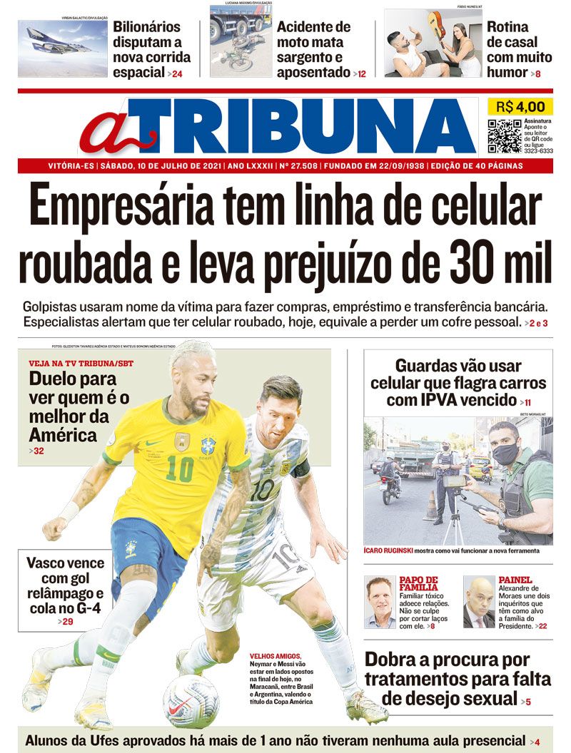  (Foto: Reprodução / Jornal A Tribuna)
