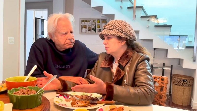Cid Moreira e a mulher Fátima rebateram denúncias feitas pelos filhos do jornalista (Foto: Reprodução/Instagram)