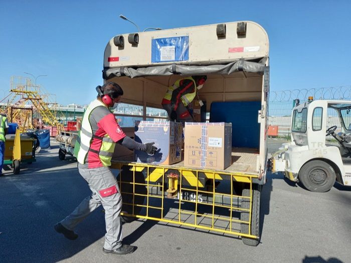 Doses da Pfizer foram recebidas na manhã deste sábado (31) (Foto: Divulgação/Sesa)
