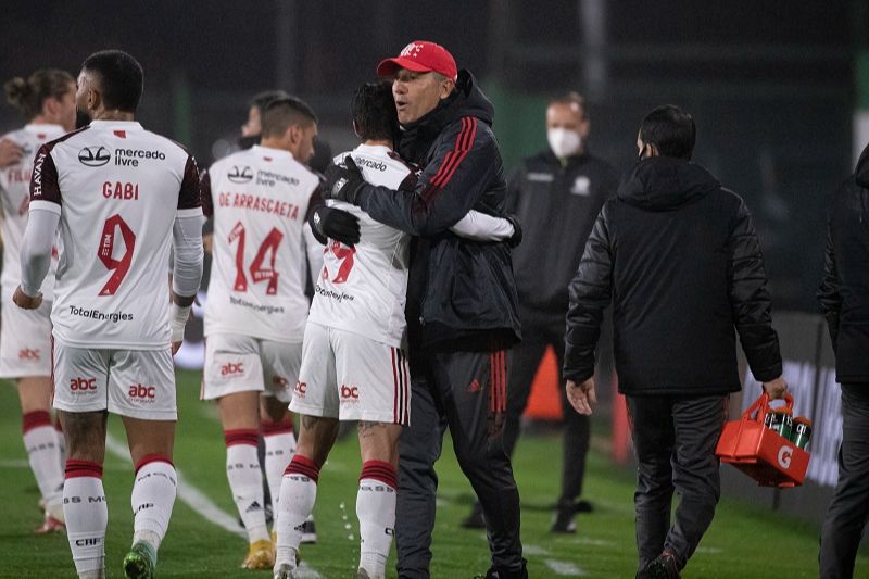 Flamengo supera Defensa y Justicia na estreia de Renato Gaúcho (Foto: Alexandre Vidal/CRF/Twitter)