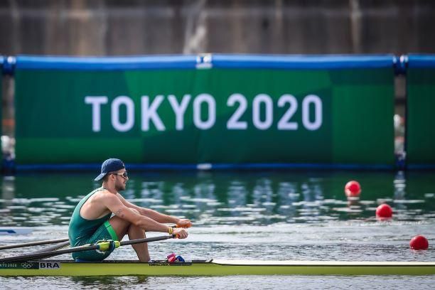 Remador Lucas Verthein se classificou para as quartas-de-final no single skiff (Foto: Gaspar Nóbrega/COB)