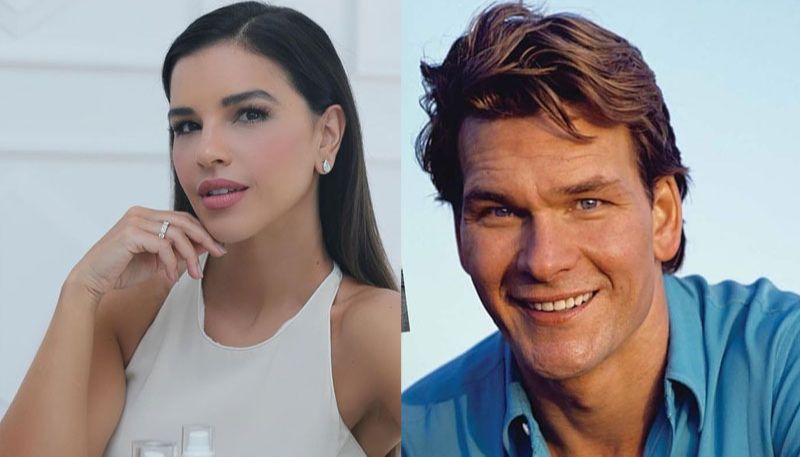 Mariana Rios e Patrick Swayze (Foto: Reprodução / Instagram)