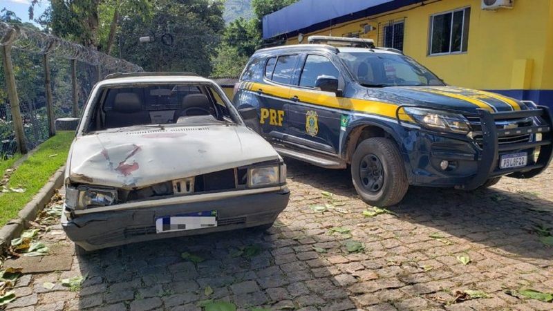 O motorista atropelou o idoso, que morreu no local, e fugiu sem prestar socorro (Foto: Divulgação/ PRF-ES)