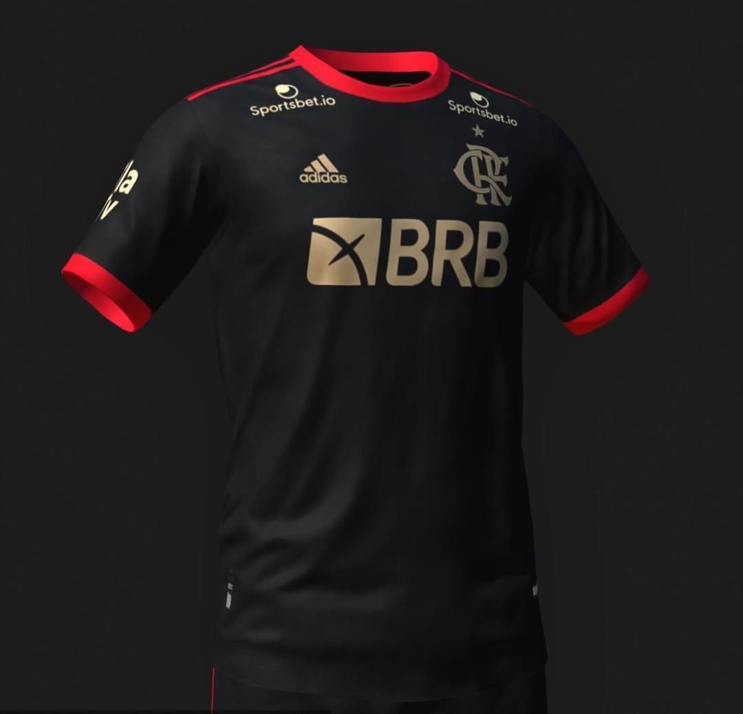 Novo terceiro uniforme do Flamengo (Foto: Reprodução)