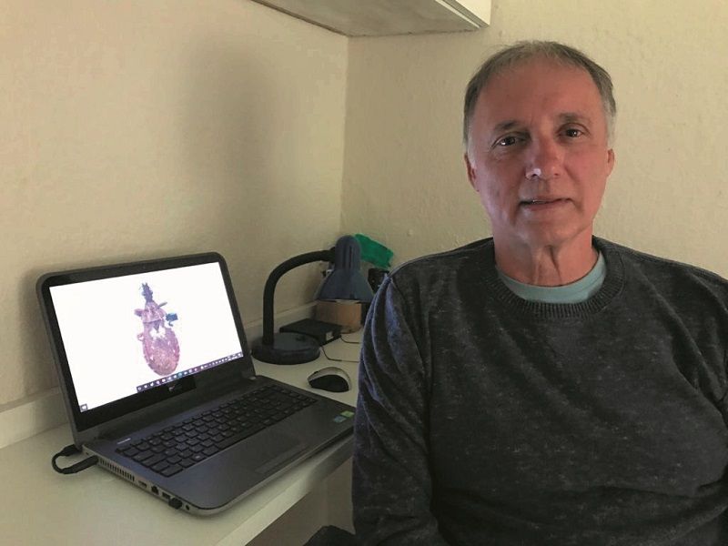 O pesquisador David Martins coordenou o projeto que identificou mais uma espécie rara de barbeiro (Foto: Divulgação)