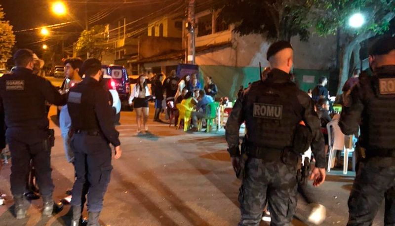 Festa clandestina foi encerrada em Vila Velha (Foto: Divulgação / Prefeitura de Vila Velha)