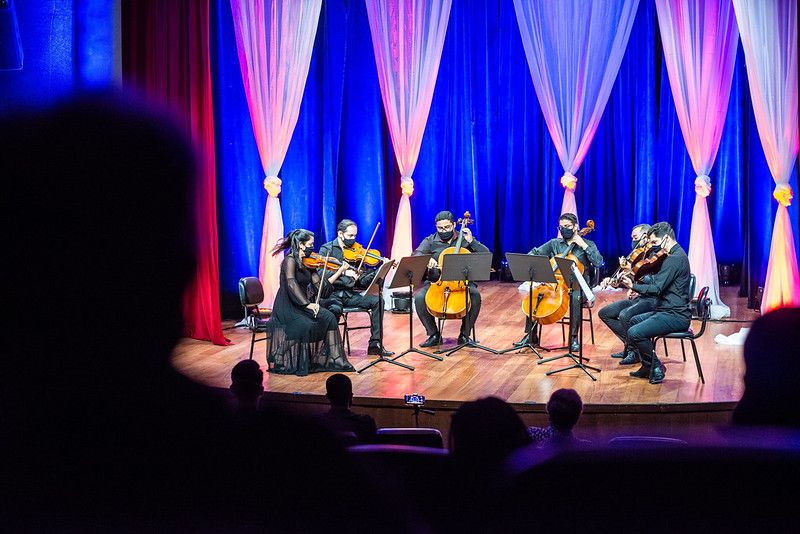 Orquestra Camerata Sesi apresentou o especial “Noite Tchaikovsky” (Foto: Jansen Lube/PMV)