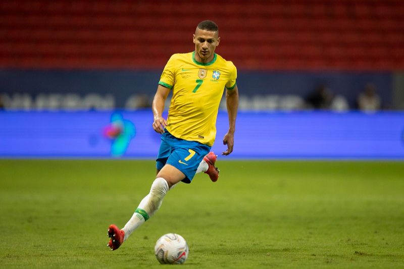 O atacante Richarlison, de Nova Venécia, estreia nas Olimpíadas representando o Espírito Santo no futebol masculino (Foto: Lucas Figueiredo/ CBF)