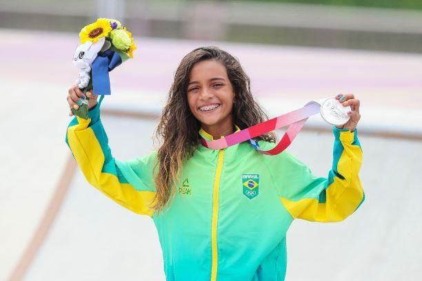 Rayssa Leal, a 'Fadinha' faz história e conquista prata nas Olimpíadas aos 13 anos (Foto: Wander Roberto/COB)