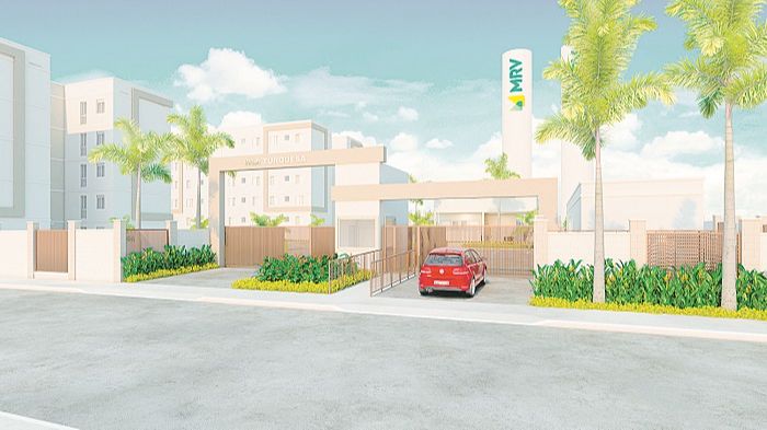 Perspectiva do Residencial Vila Turquesa, em Cariacica: Caixa vai financiar 100% do valor, inclusive a entrada (Foto: Divulgação/MRV)