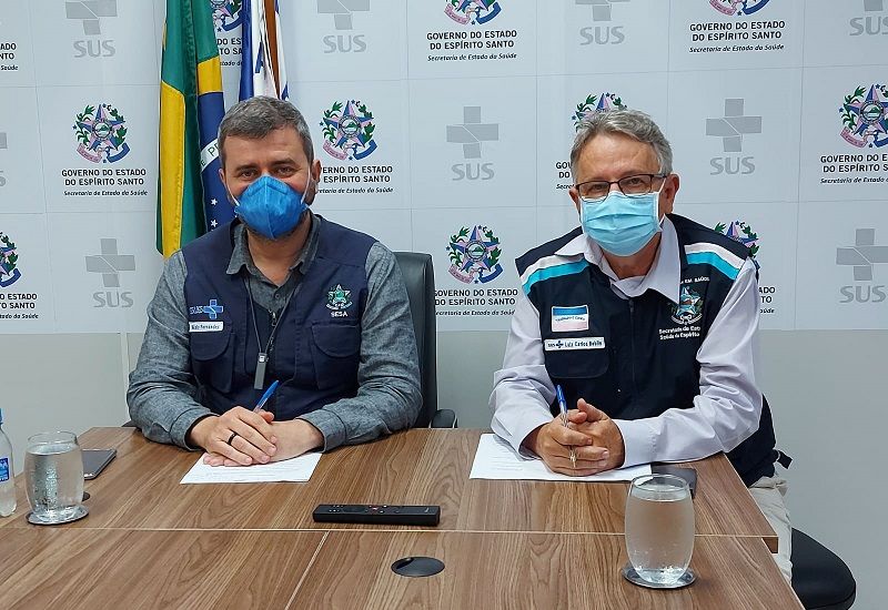 O Secretaria de Estado da Saúde atualiza as informações referentes ao combate ao coronavírus no Estado (Foto: Divulgação/ Sesa)