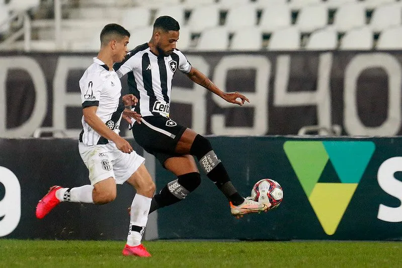 O Botafogo venceu a Ponte Preta