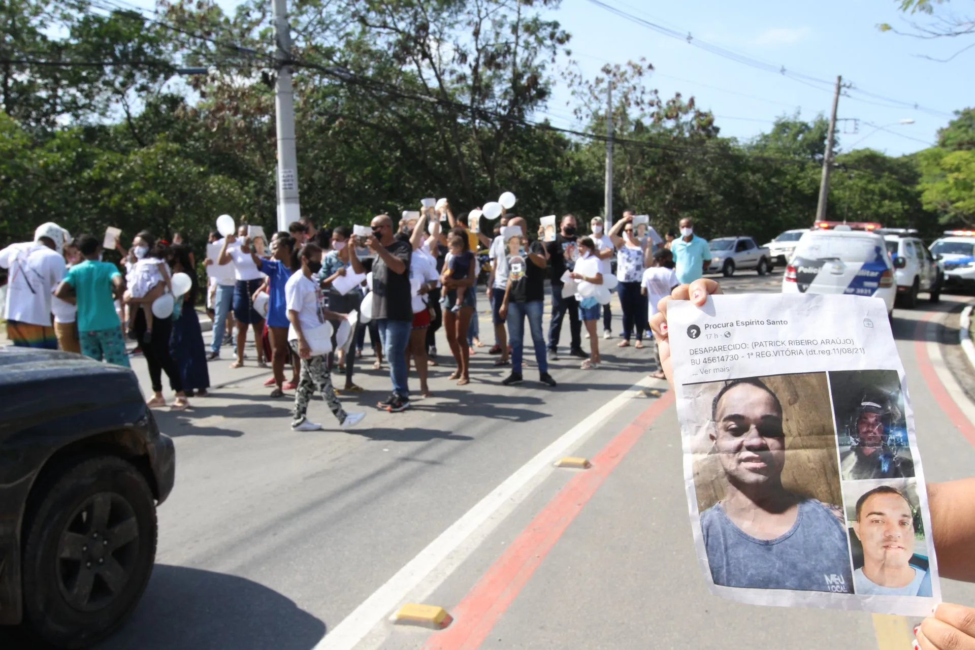 Imagem ilustrativa da imagem Familiares de gerente desaparecido fazem manifestação em Vitória