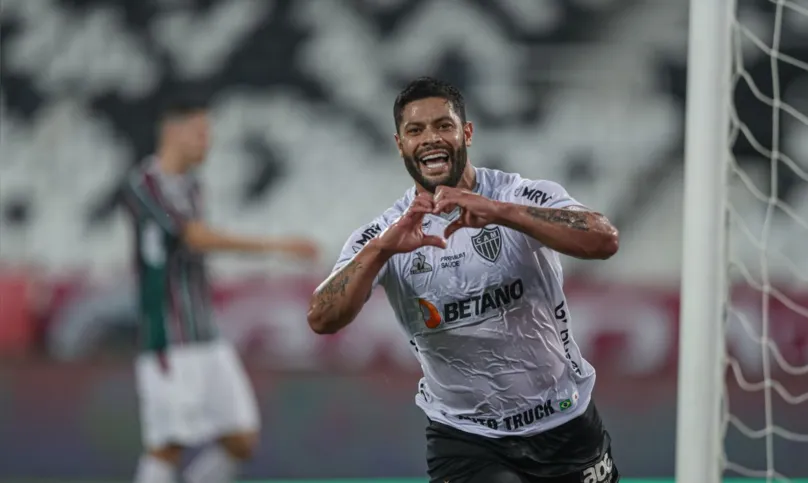 Hulk fez um dos gols na partida entre Atlético-MG e Fluminense