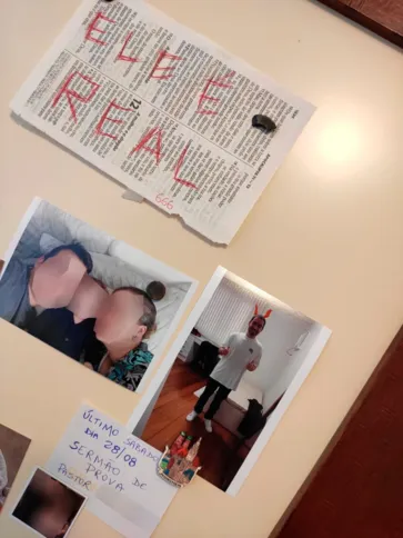 Imagens registradas no apartamento onde o casal foi morto