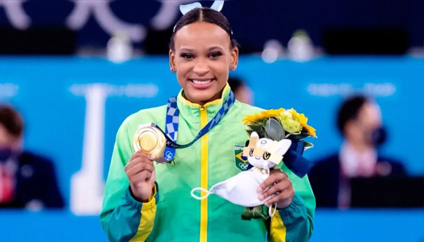 Rebeca Andrade conquista a medalha de ouro